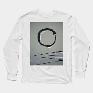 Grey Abstract 1 Long Sleeve T-Shirt